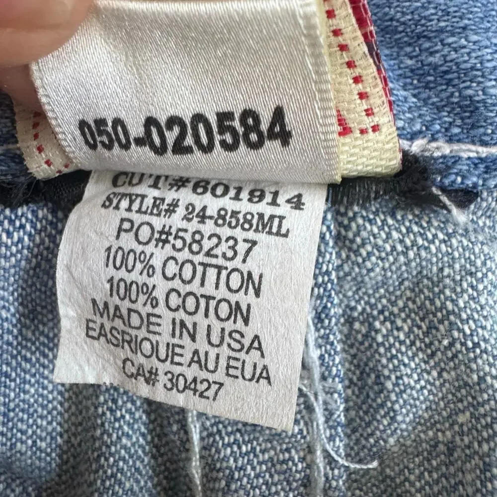 Vintage Y2K Made in USA True Religion Joey Distressed Bootcut Low Rise Jeans 32